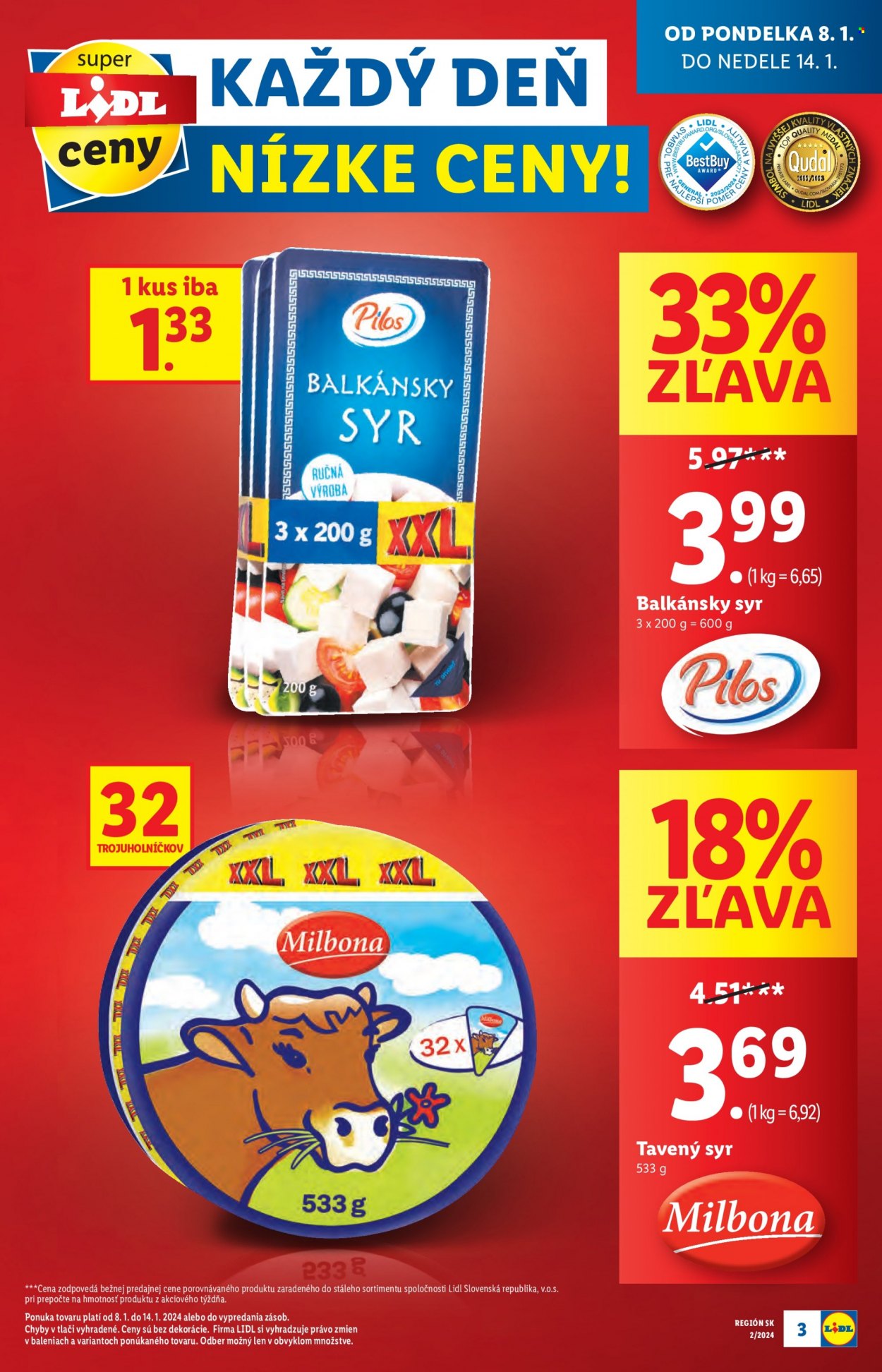 Leták Lidl - 8.1.2024 - 14.1.2024. Strana 3