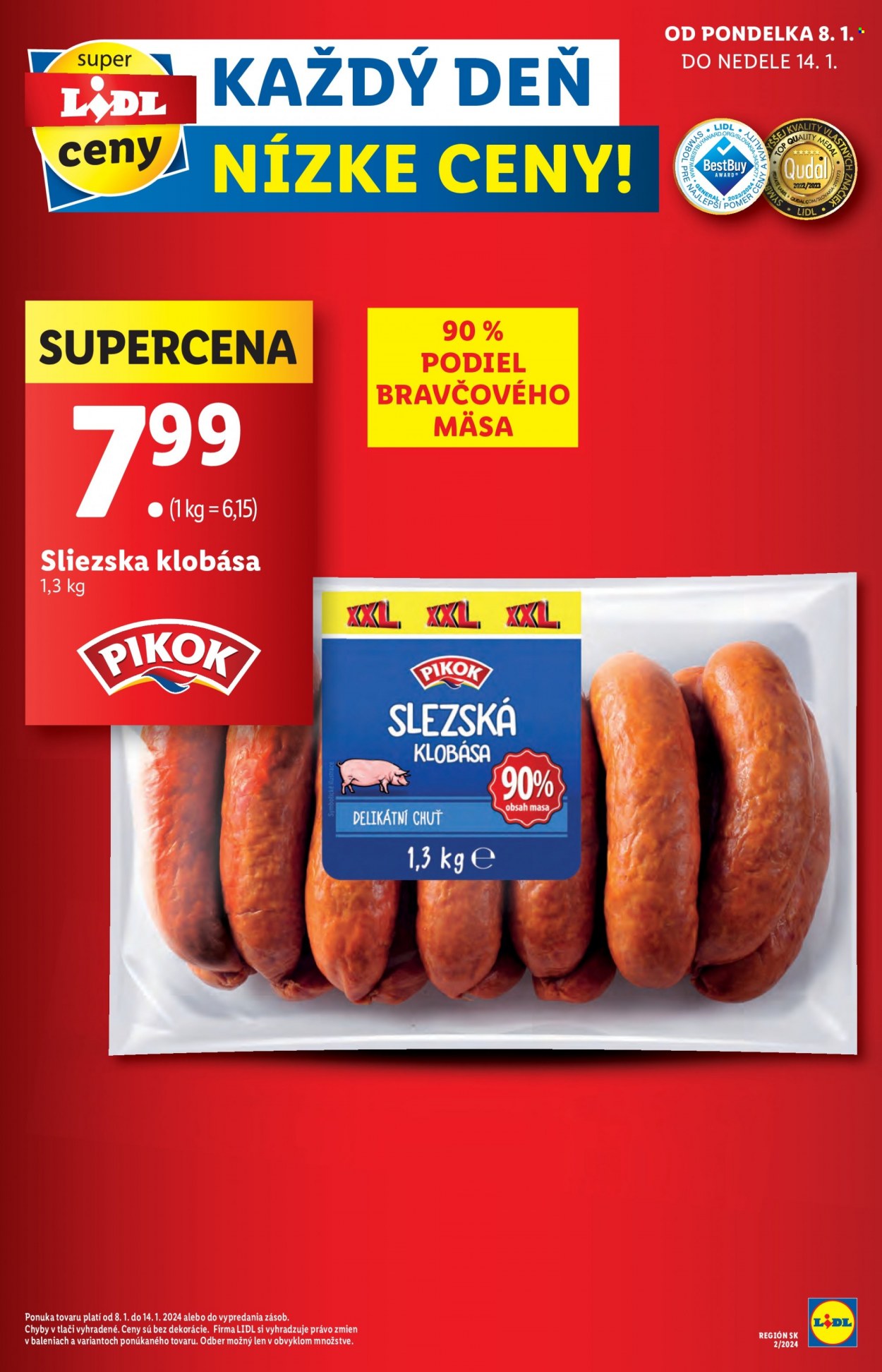 Leták Lidl - 8.1.2024 - 14.1.2024. Strana 9