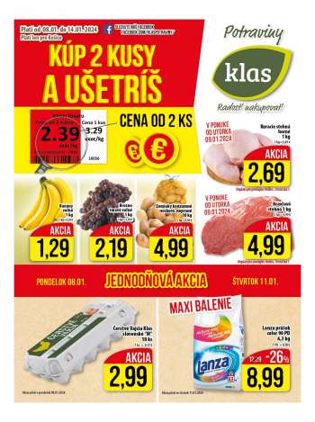 Leták Klas - 8.1.2024 - 14.1.2024.