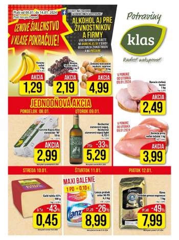 Leták Klas - 8.1.2024 - 14.1.2024.