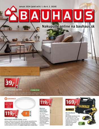 Leták Bauhaus - 8.1.2024 - 4.2.2024.