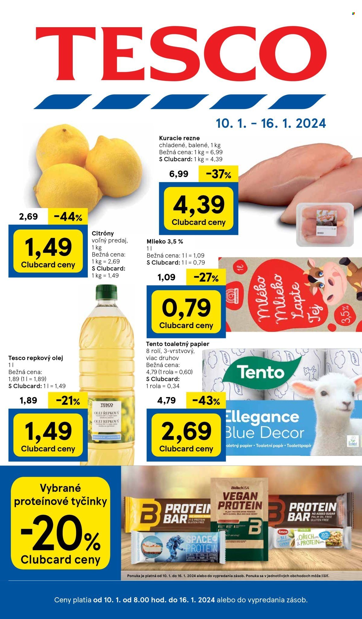 Leták TESCO - 10.1.2024 - 16.1.2024. Strana 1