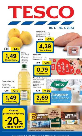 Leták TESCO - 10.1.2024 - 16.1.2024.