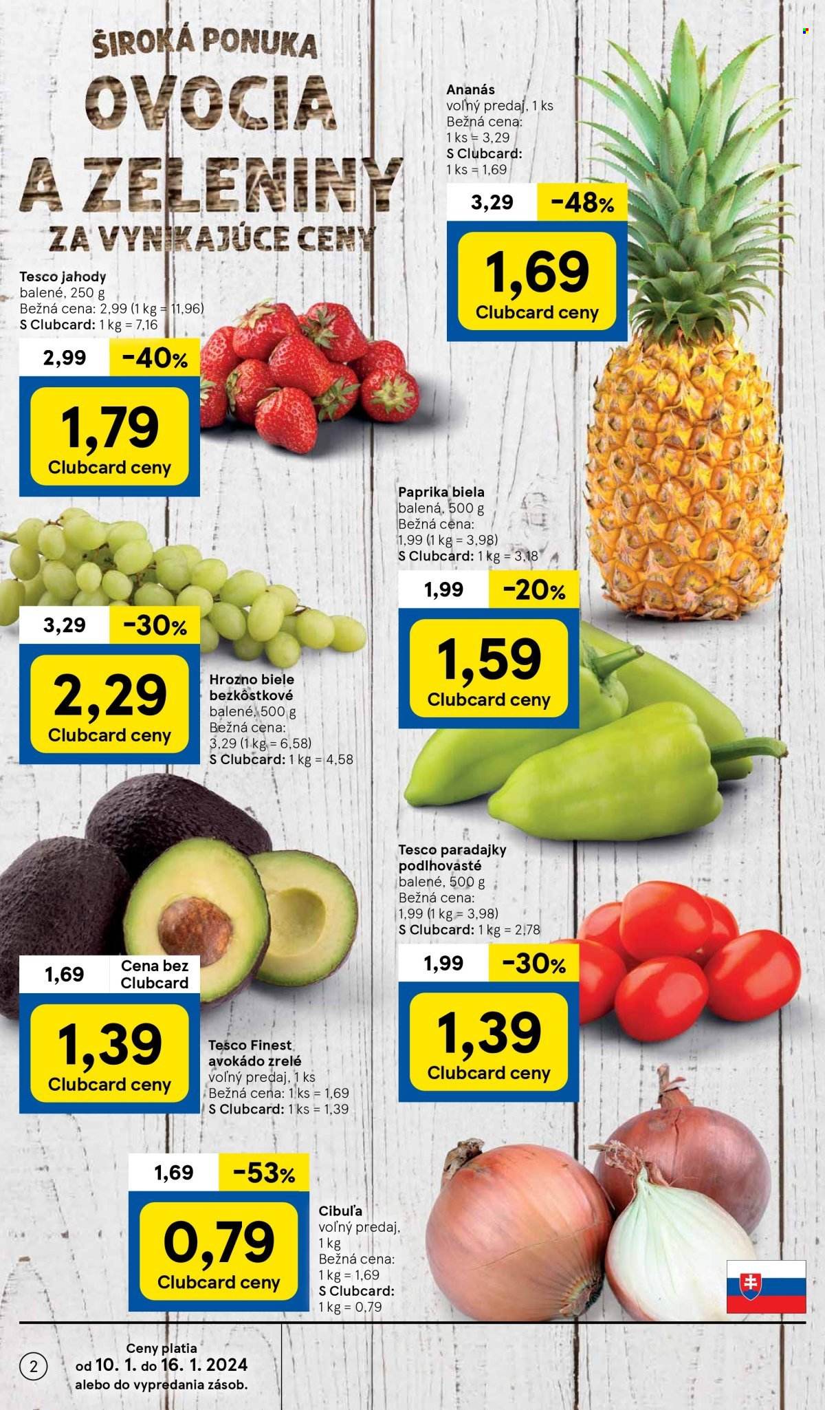 Leták TESCO supermarket - 10.1.2024 - 16.1.2024. Strana 2