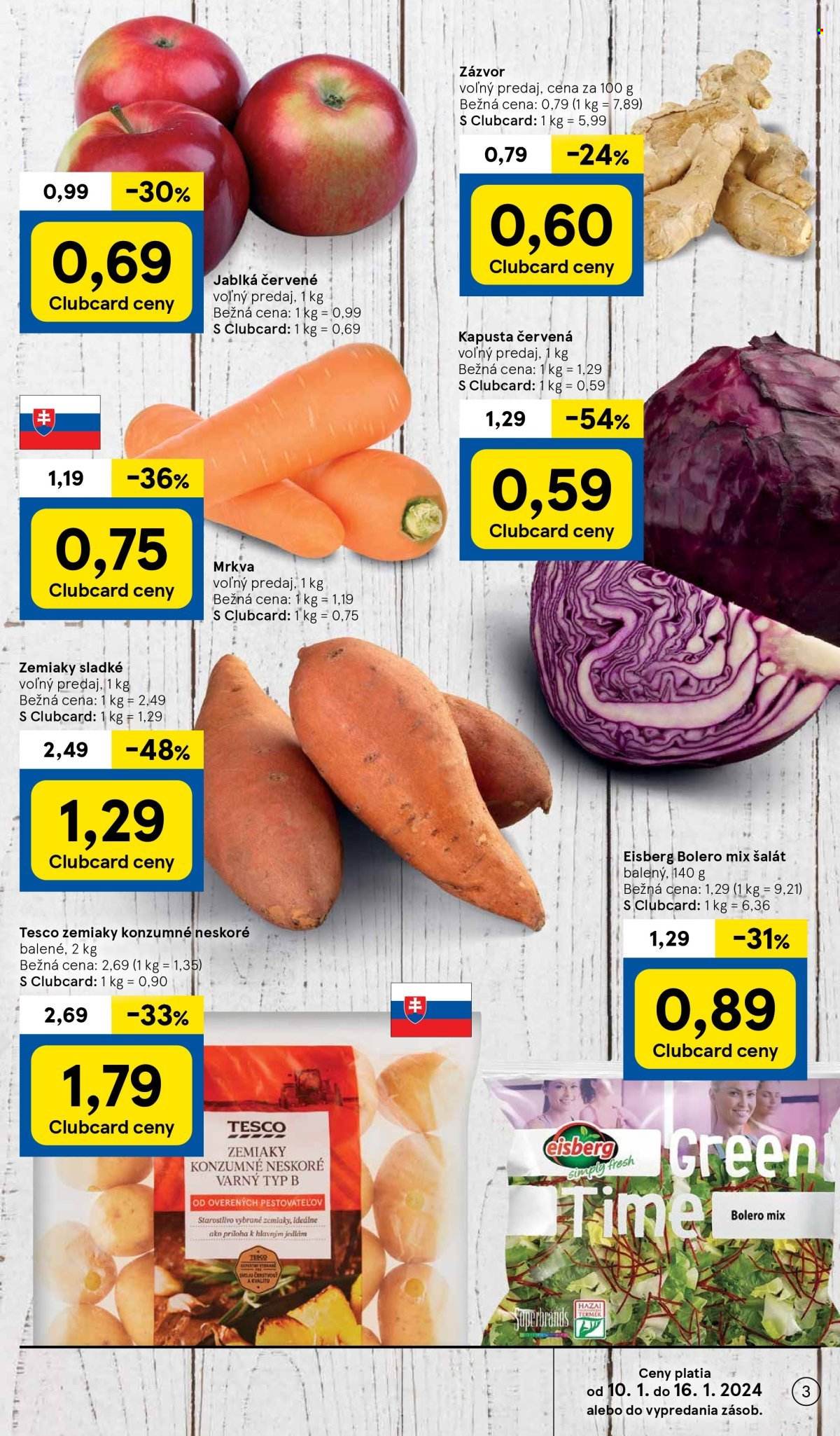 Leták TESCO supermarket - 10.1.2024 - 16.1.2024. Strana 3