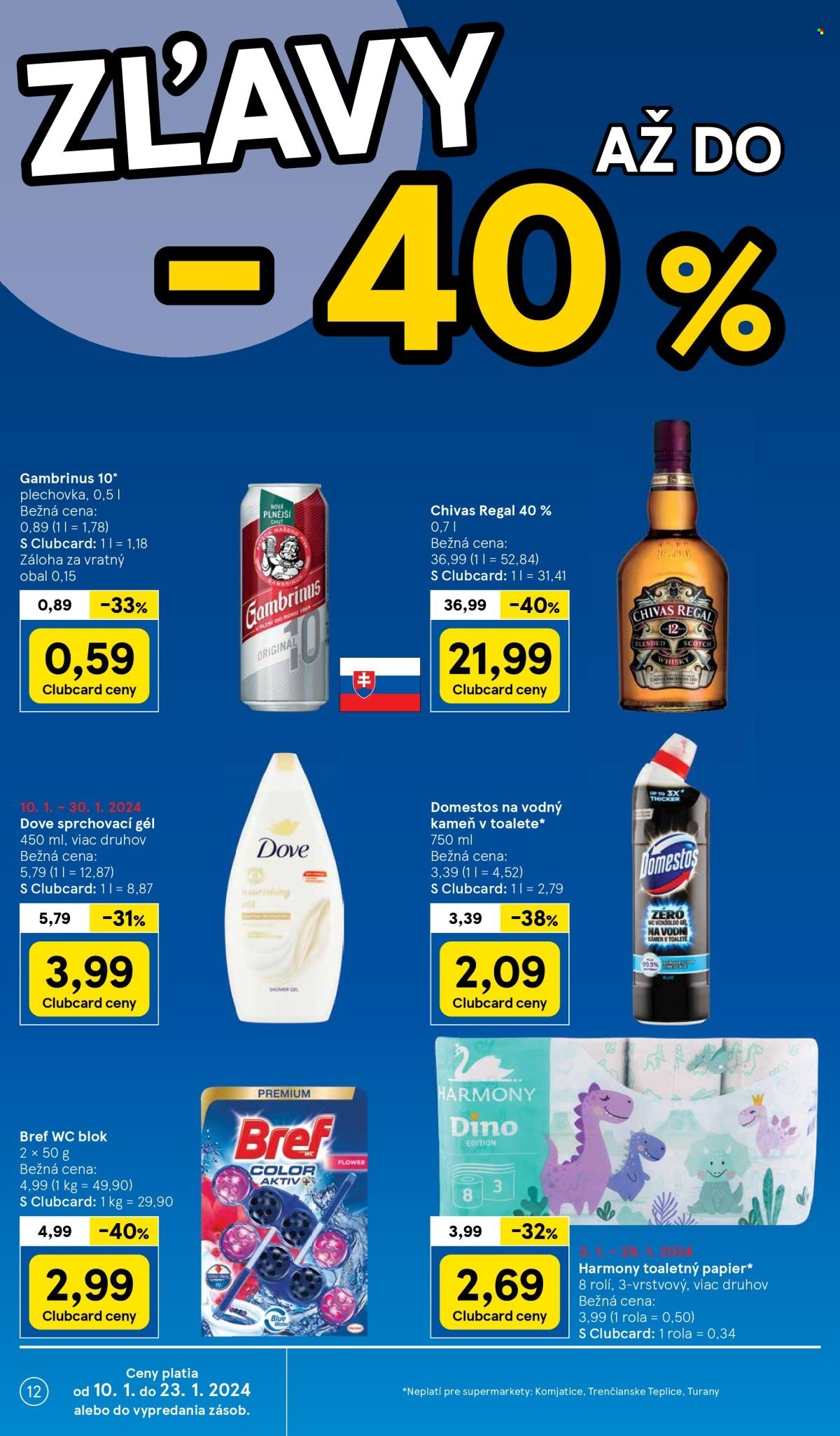 Leták TESCO supermarket - 10.1.2024 - 16.1.2024. Strana 12