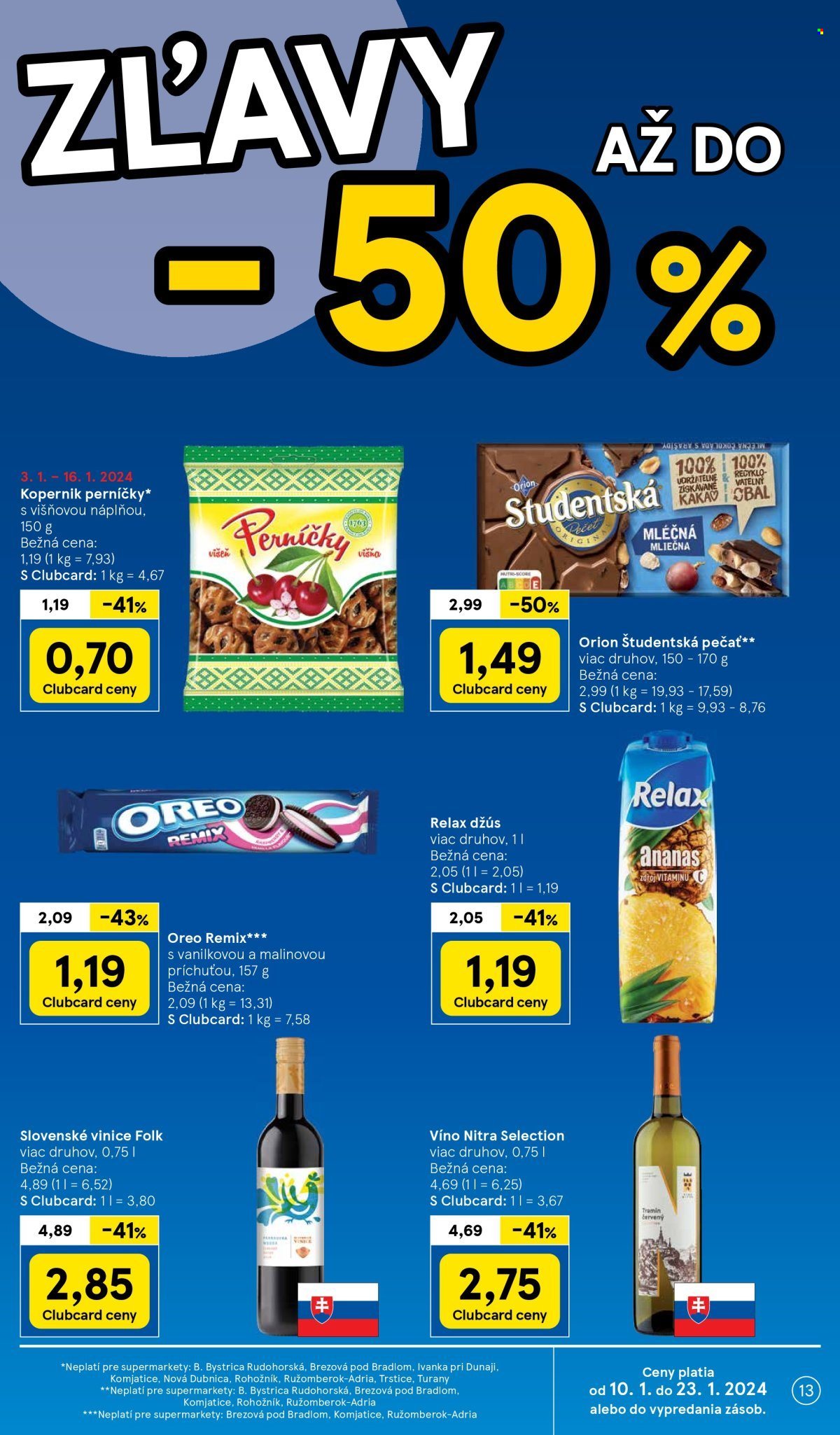 Leták TESCO supermarket - 10.1.2024 - 16.1.2024. Strana 13