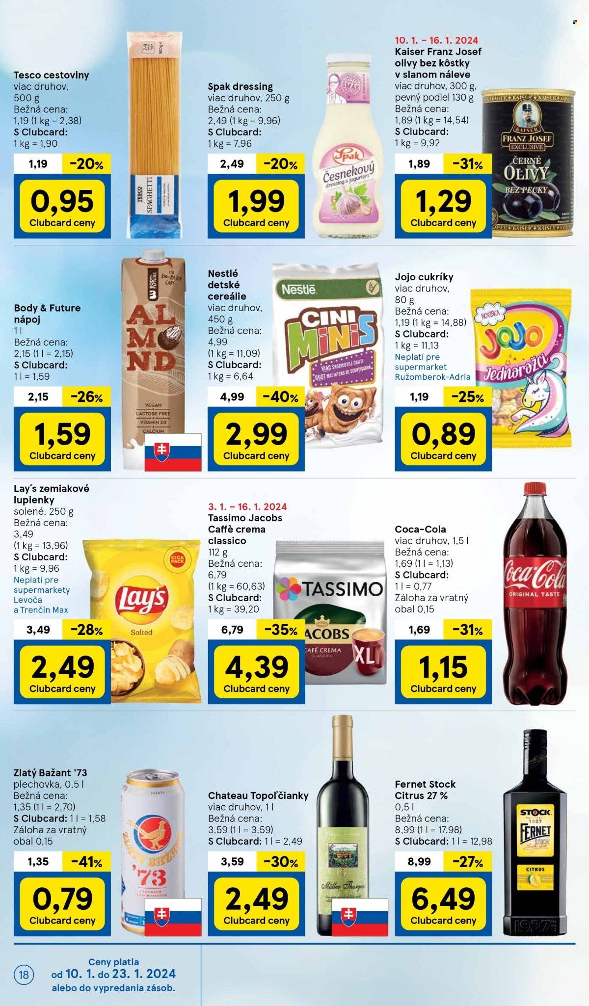 Leták TESCO supermarket - 10.1.2024 - 16.1.2024. Strana 18
