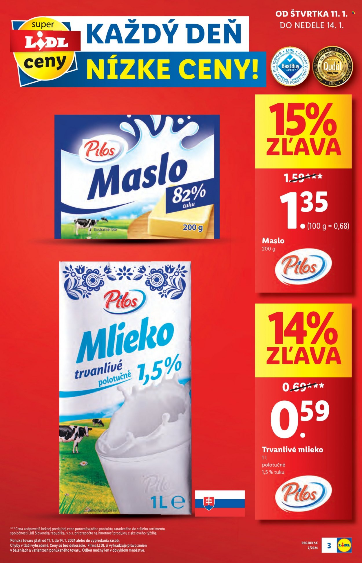 Leták Lidl - 11.1.2024 - 14.1.2024. Strana 3