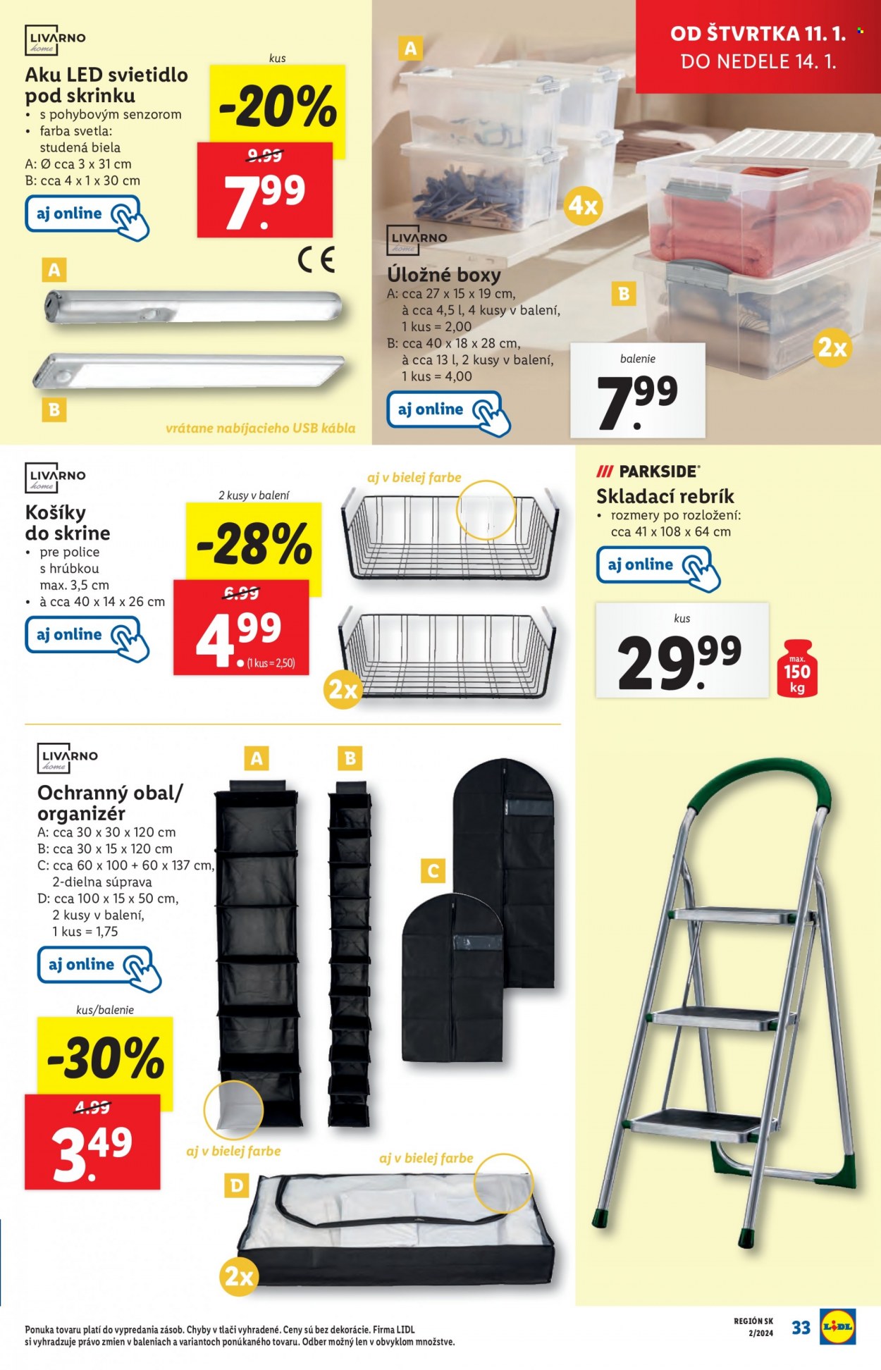 Leták Lidl - 11.1.2024 - 14.1.2024. Strana 39
