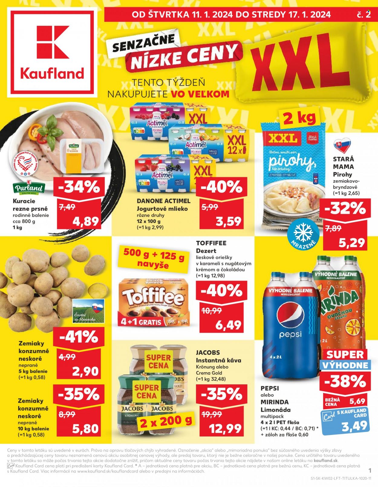 Leták Kaufland - 11.1.2024 - 17.1.2024. Strana 1