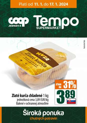 Leták COOP Jednota - 11.1.2024 - 17.1.2024.