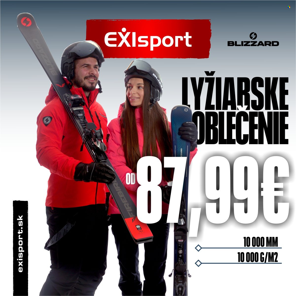 Leták Exisport. Strana 2