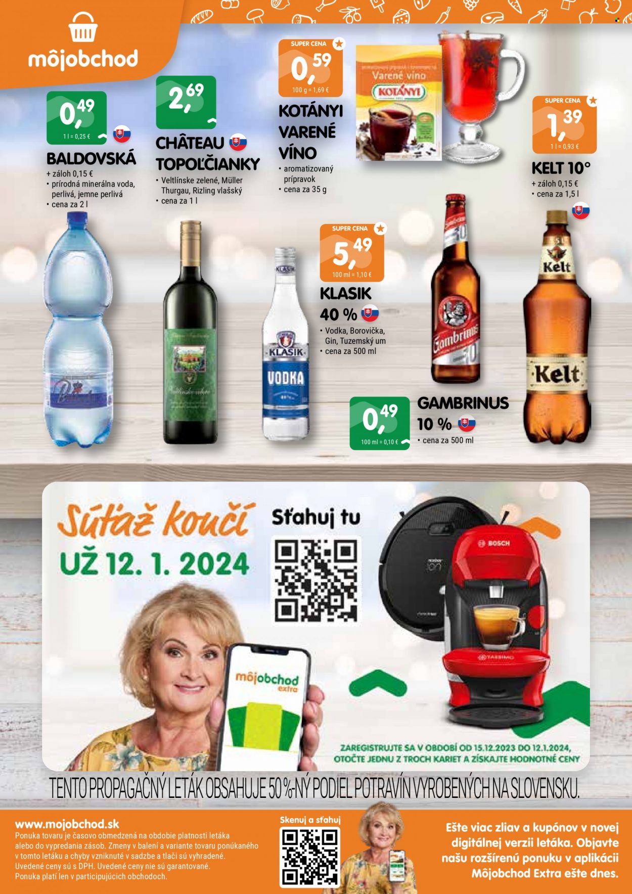 Leták Môj obchod - 8.1.2024 - 18.1.2024. Strana 4