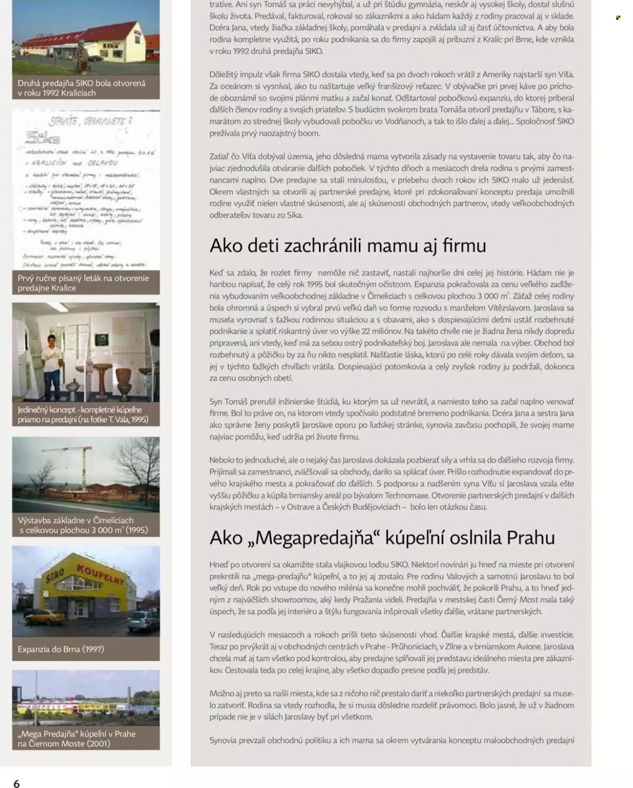 Leták SIKO. Strana 6