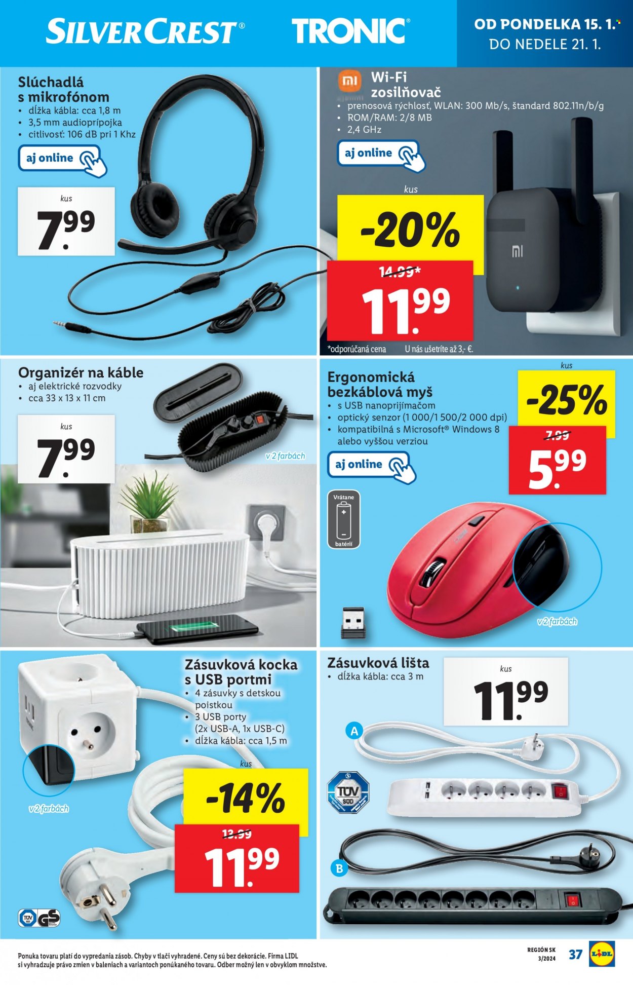 Leták Lidl - 15.1.2024 - 21.1.2024. Strana 45