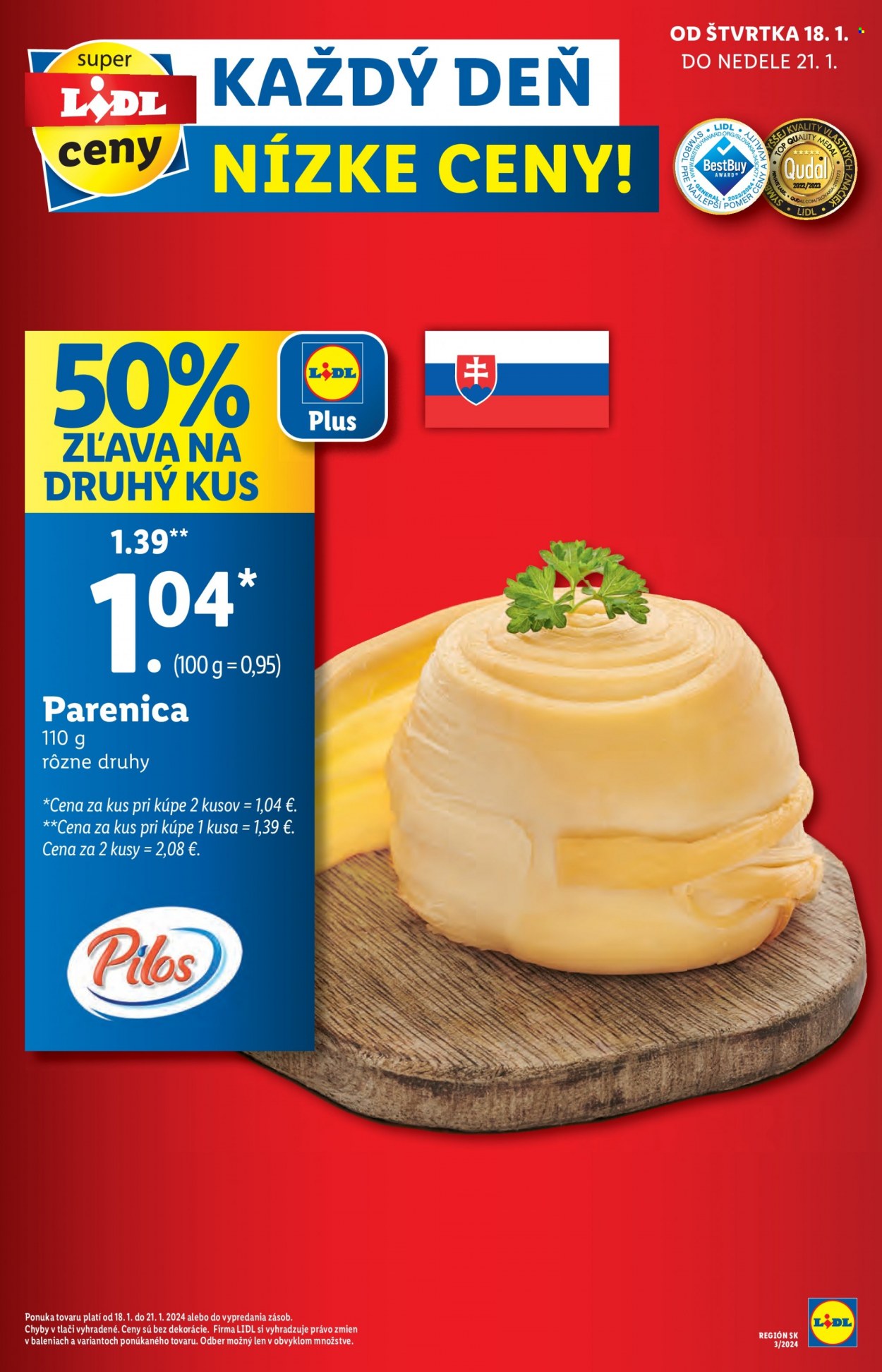 Leták Lidl - 18.1.2024 - 21.1.2024. Strana 6