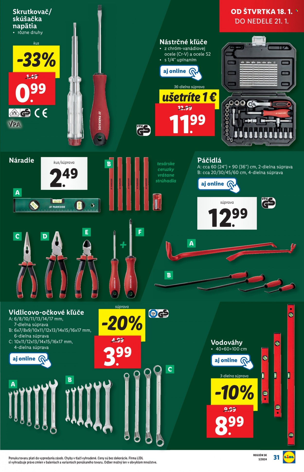 Leták Lidl - 18.1.2024 - 21.1.2024. Strana 39