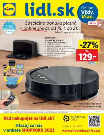 Leták Lidl - 15.1.2024 - 21.1.2024.
