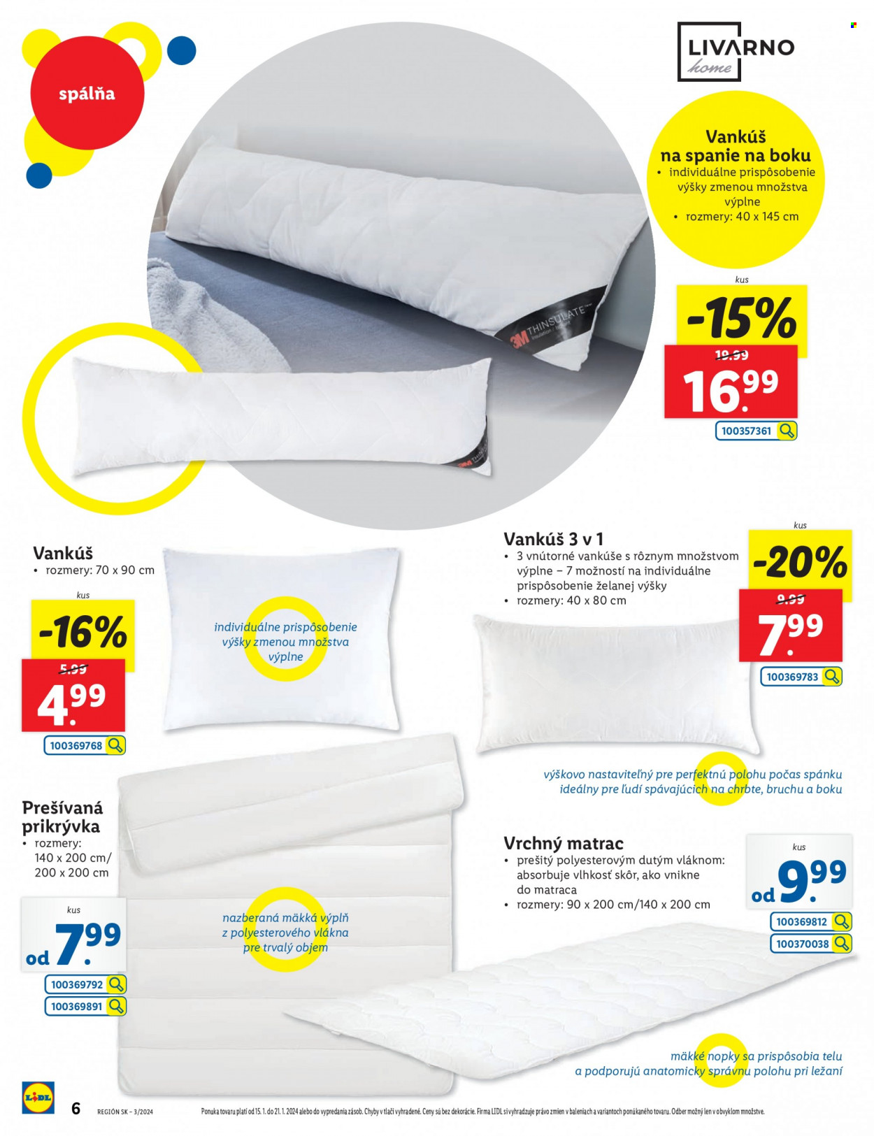 Leták Lidl - 15.1.2024 - 21.1.2024. Strana 6