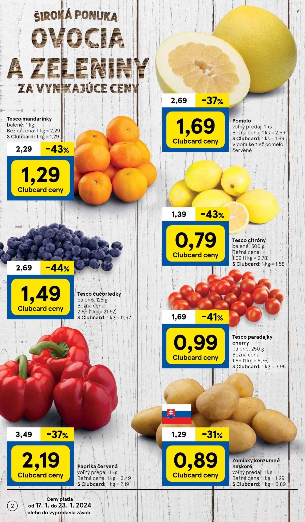 Leták TESCO - 17.1.2024 - 23.1.2024. Strana 2