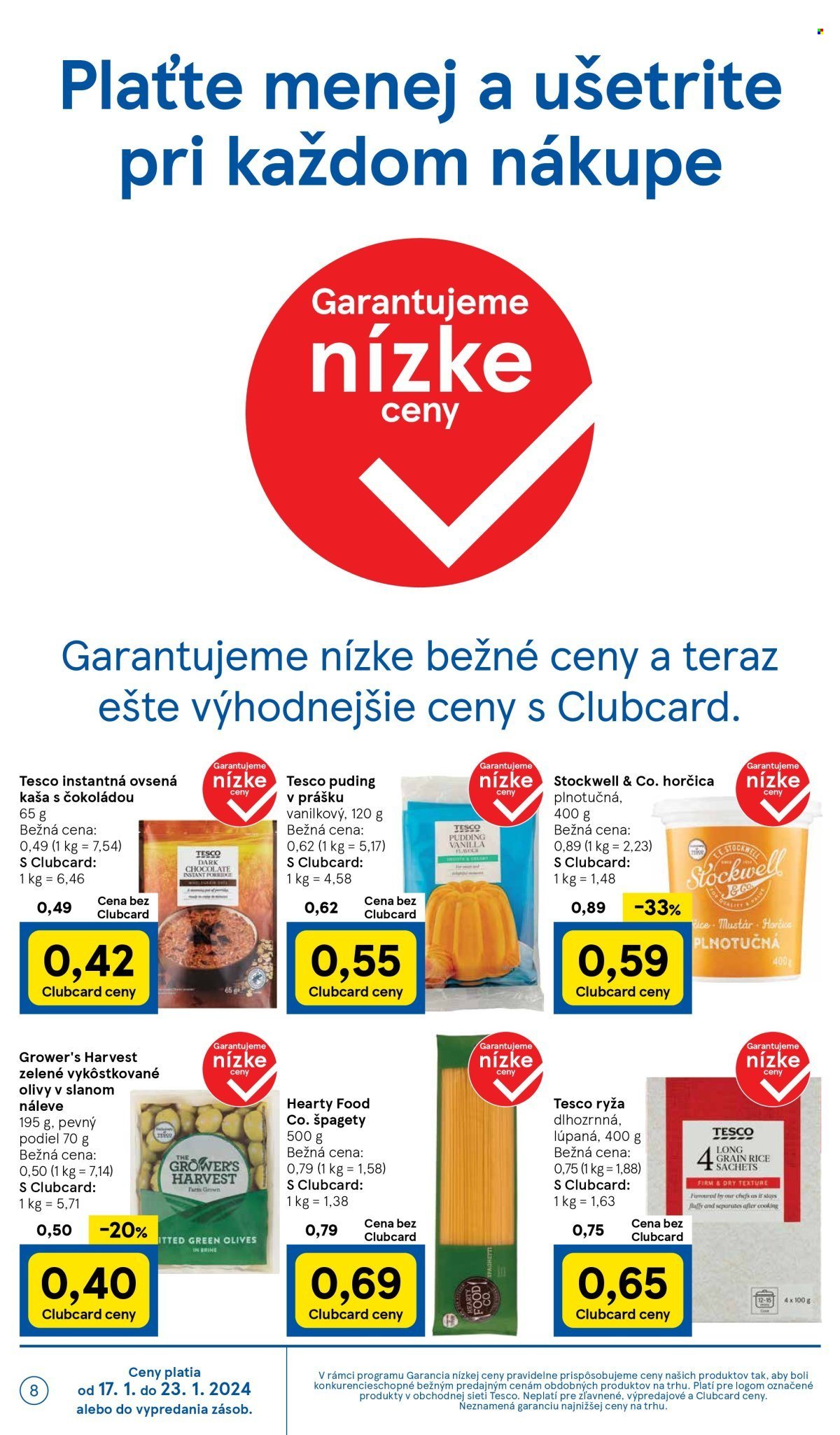 Leták TESCO - 17.1.2024 - 23.1.2024. Strana 8