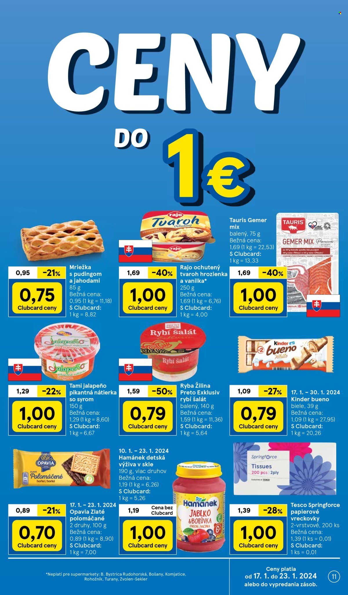 Leták TESCO supermarket - 17.1.2024 - 23.1.2024. Strana 11