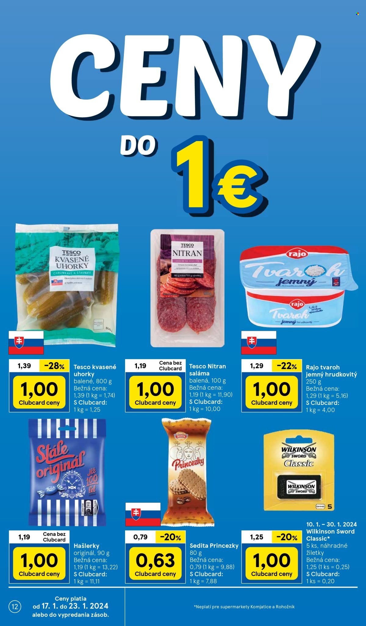 Leták TESCO supermarket - 17.1.2024 - 23.1.2024. Strana 12