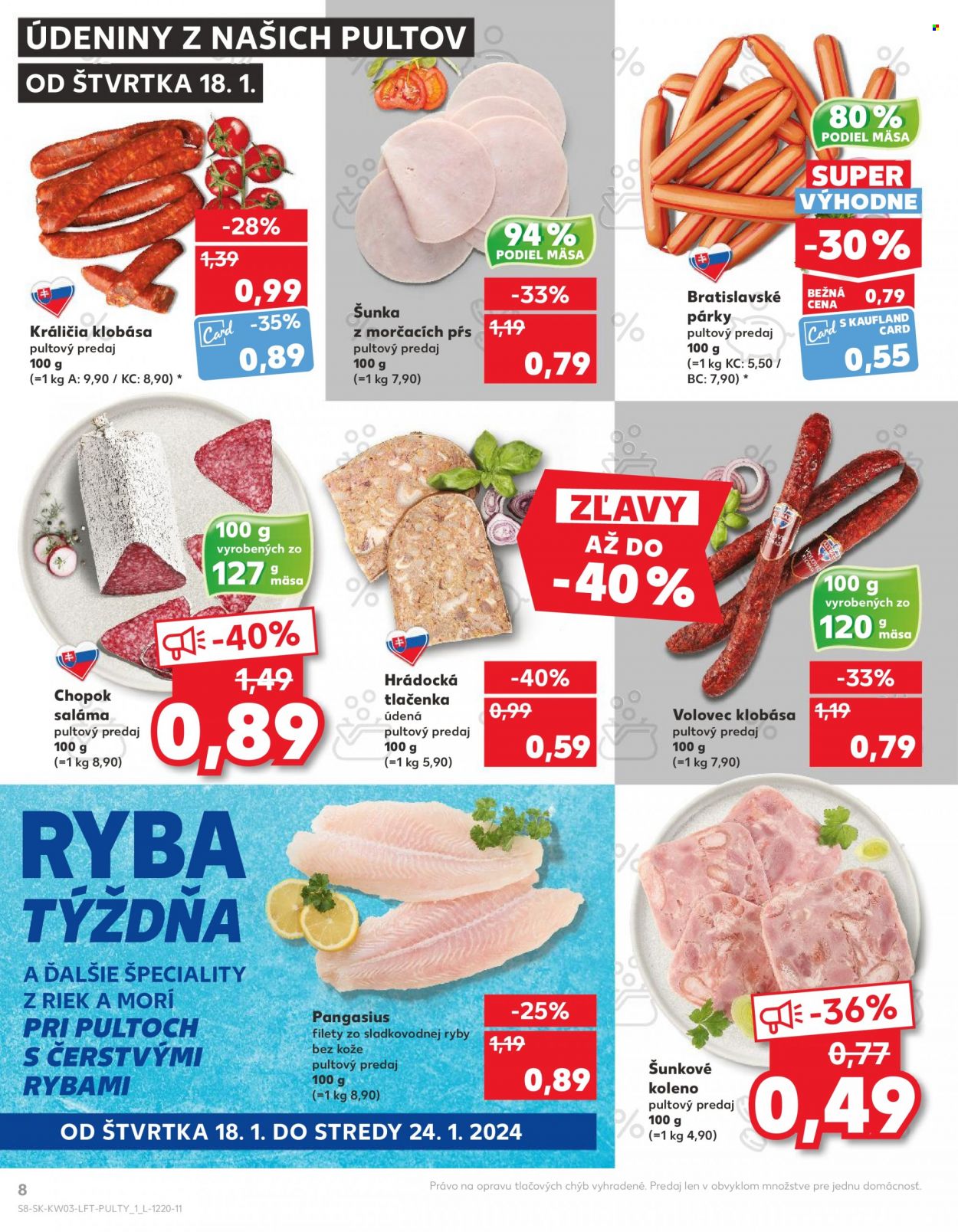 Leták Kaufland - 18.1.2024 - 24.1.2024. Strana 8