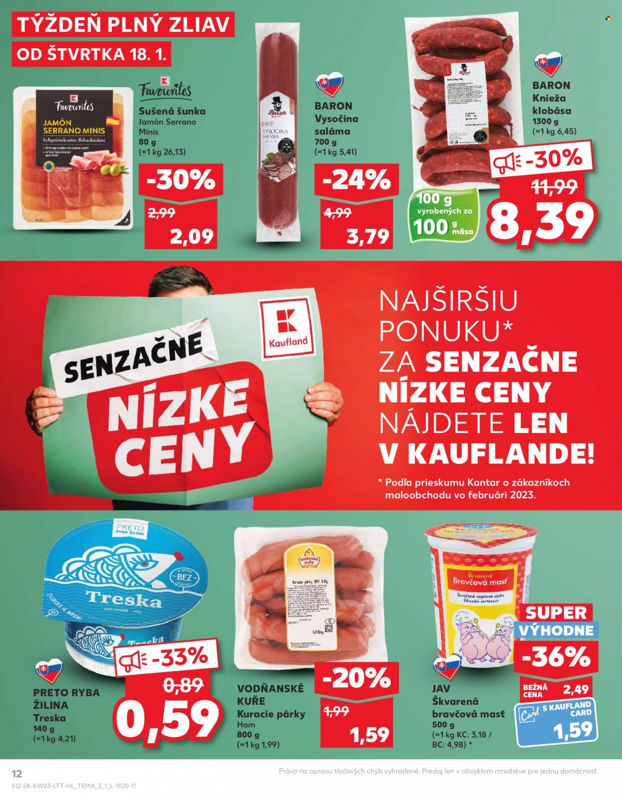 Leták Kaufland - 18.1.2024 - 24.1.2024. Strana 12