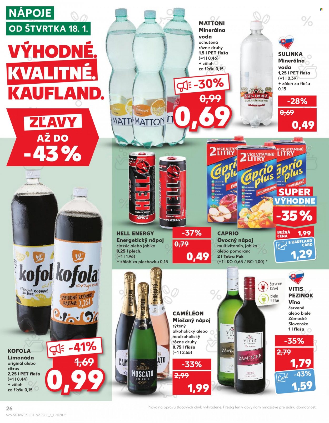 Leták Kaufland - 18.1.2024 - 24.1.2024. Strana 26