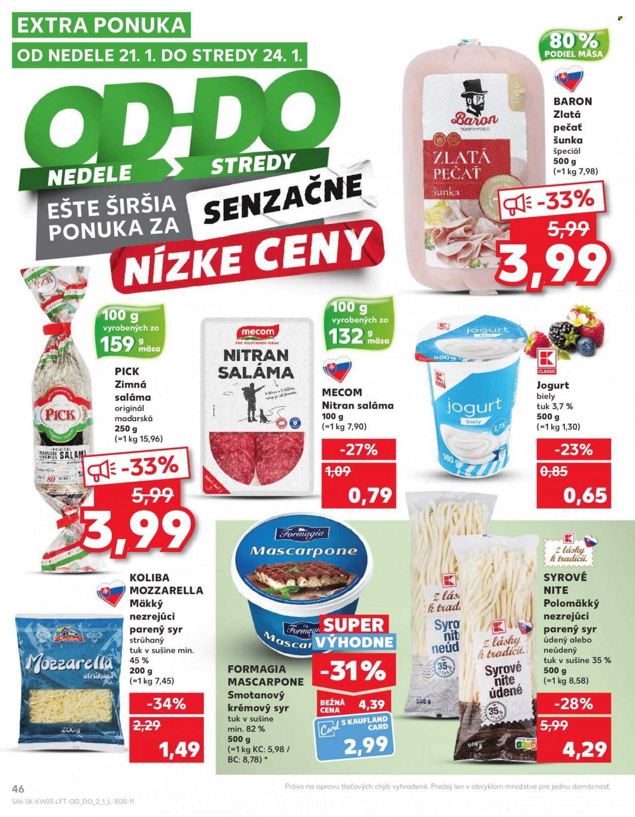Leták Kaufland - 18.1.2024 - 24.1.2024. Strana 46