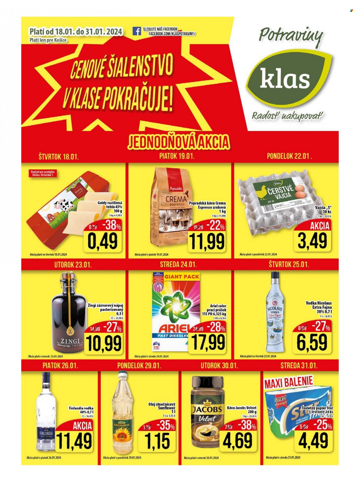 Leták Klas - 18.1.2024 - 31.1.2024. Strana 1