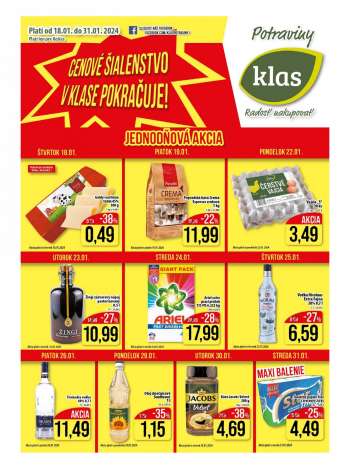Leták Klas - 18.1.2024 - 31.1.2024.