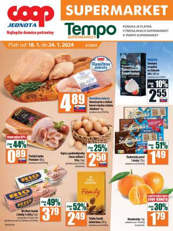 Leták COOP Jednota - 18.1.2024 - 24.1.2024.