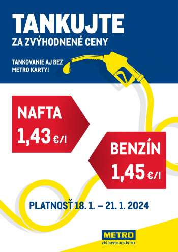 Leták Metro - 18.1.2024 - 21.1.2024.