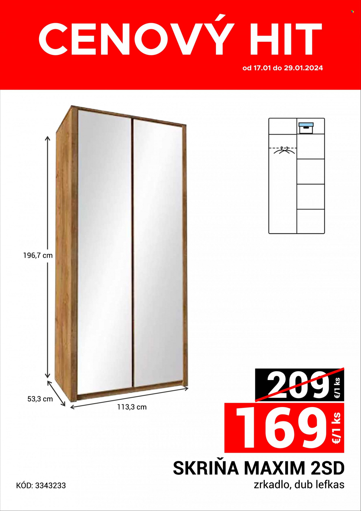 Leták Merkury Market - 17.1.2024 - 29.1.2024. Strana 2