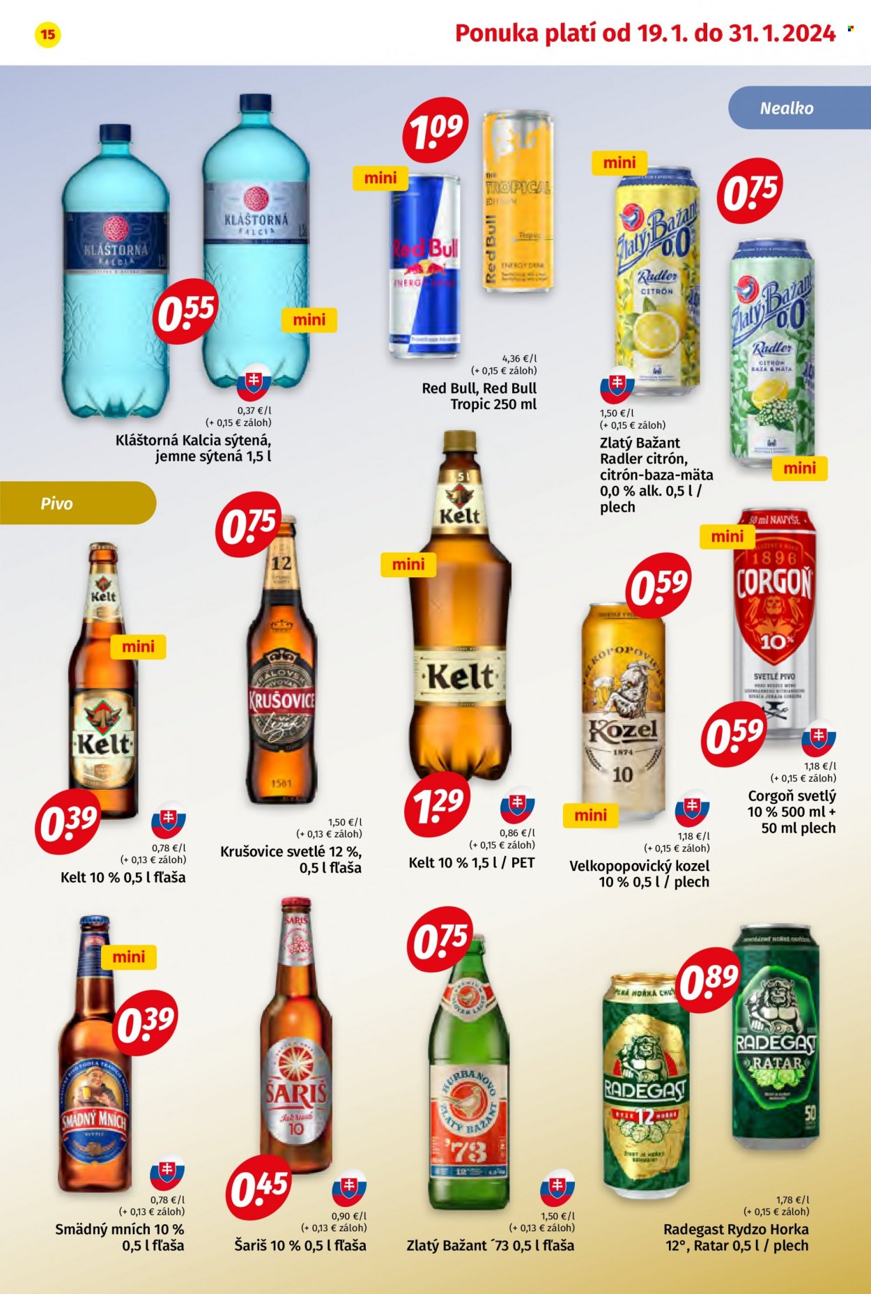 Leták Potraviny KORUNA - 19.1.2024 - 31.1.2024. Strana 15