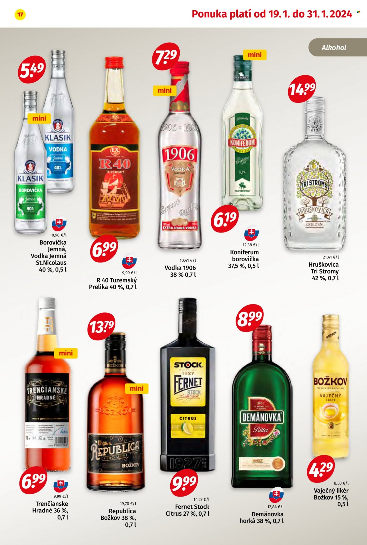 Leták Potraviny KORUNA - 19.1.2024 - 31.1.2024. Strana 17