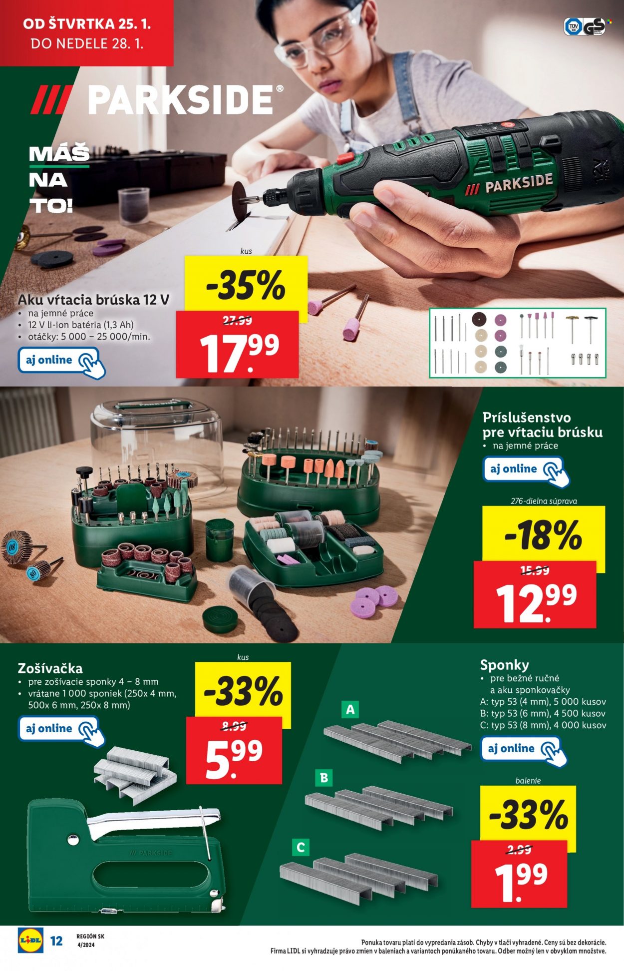 Leták Lidl - 18.1.2024 - 28.1.2024. Strana 12