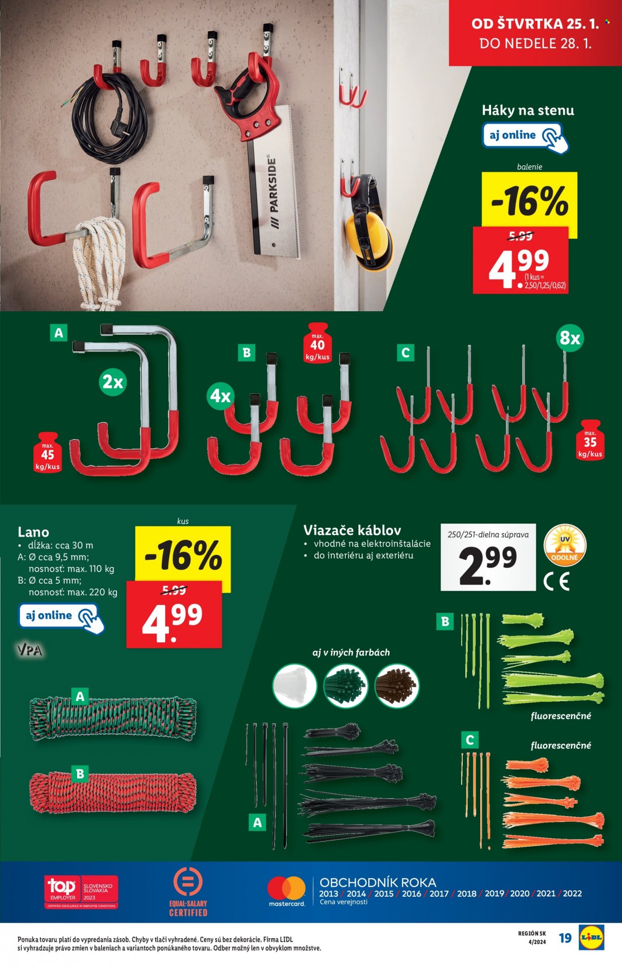 Leták Lidl - 18.1.2024 - 28.1.2024. Strana 19