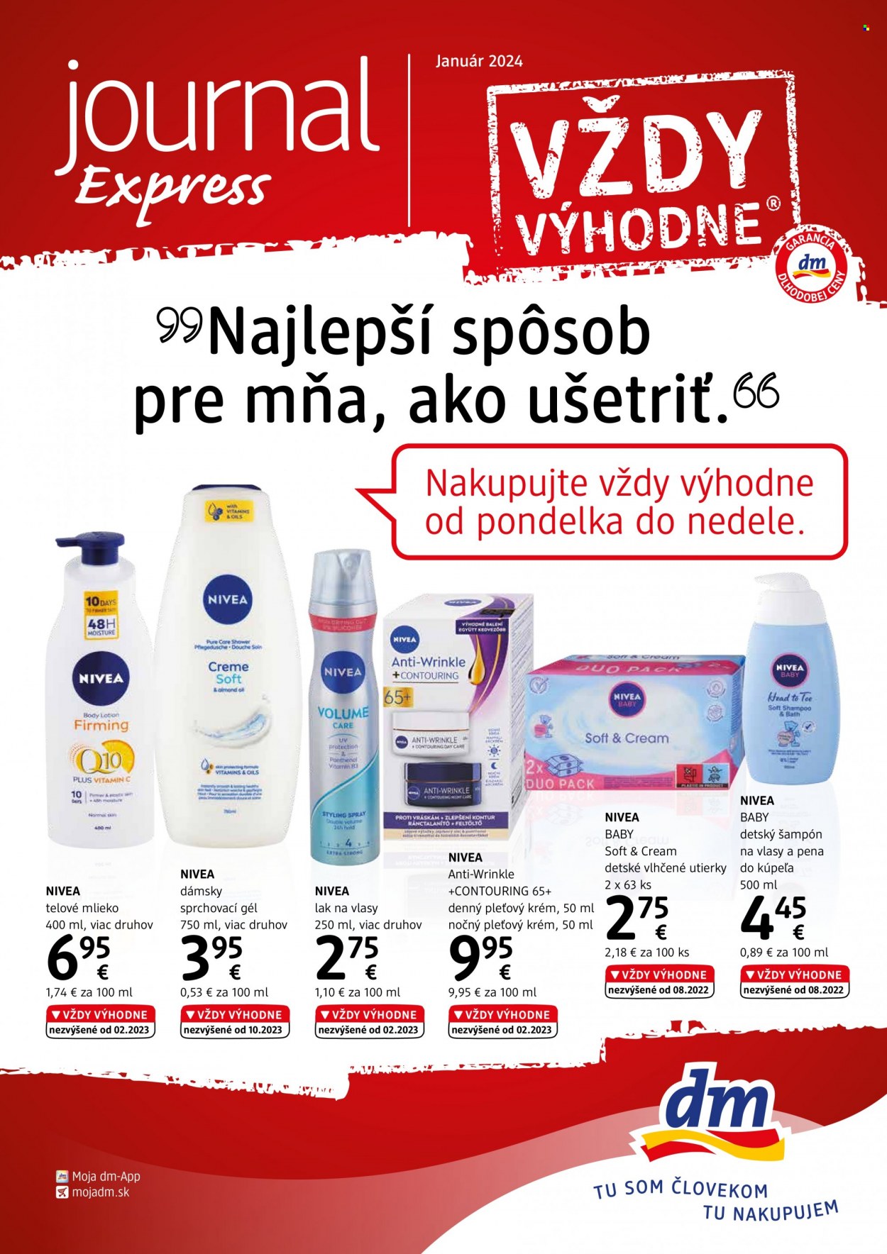 Leták dm drogerie - 1.1.2024 - 31.1.2024. Strana 1