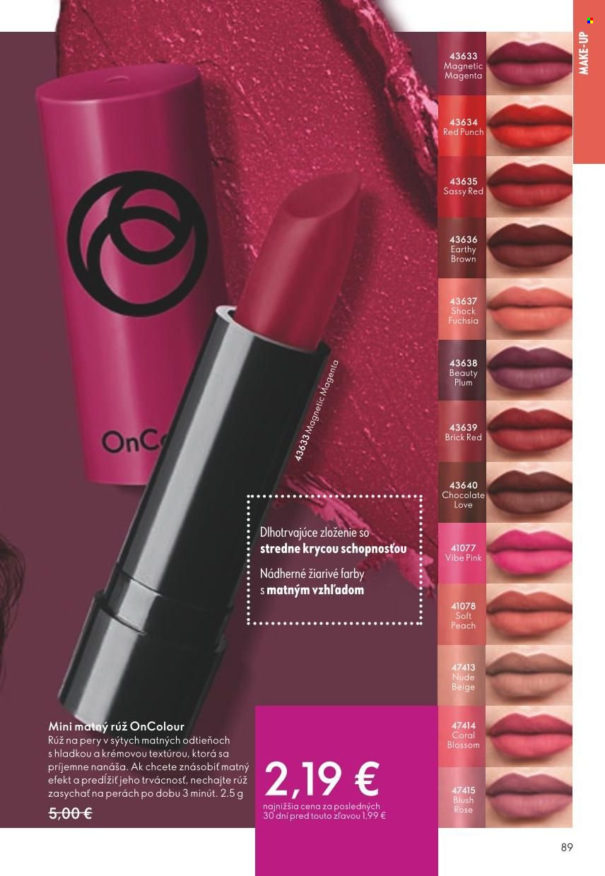 Leták Oriflame - 23.1.2024 - 12.2.2024. Strana 89