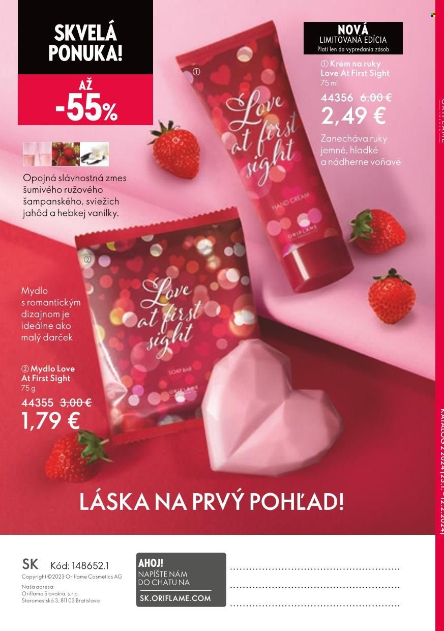 Leták Oriflame - 23.1.2024 - 12.2.2024. Strana 180