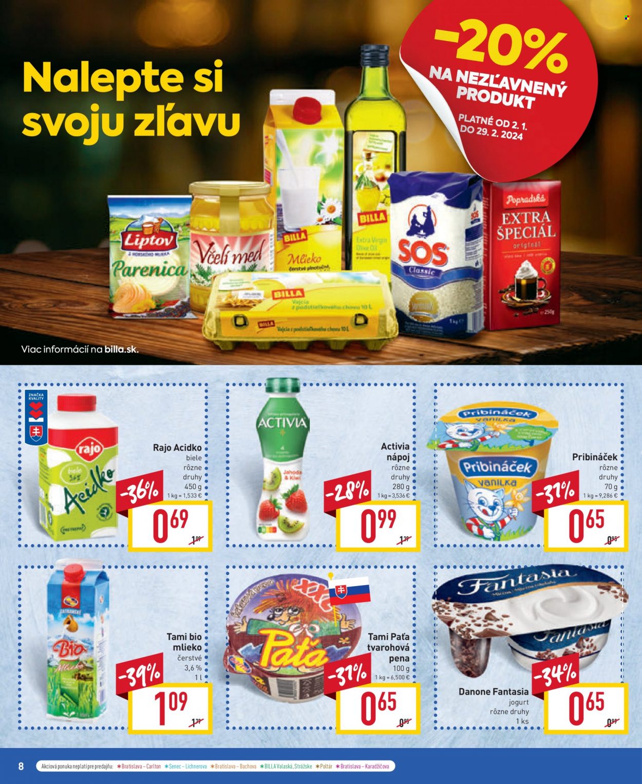 Leták Billa - 24.1.2024 - 30.1.2024. Strana 8