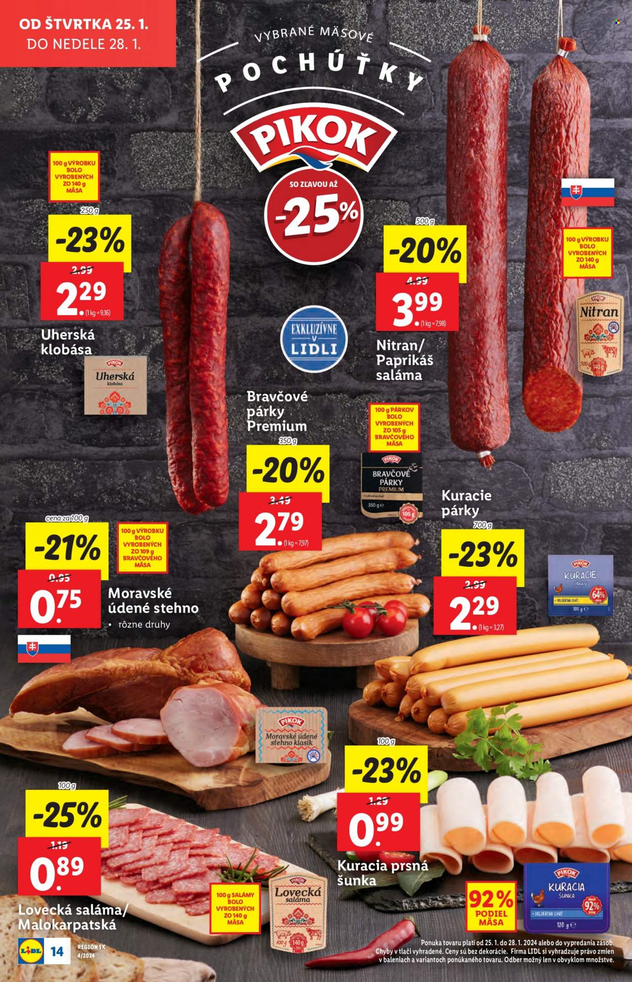 Leták Lidl - 25.1.2024 - 28.1.2024. Strana 18