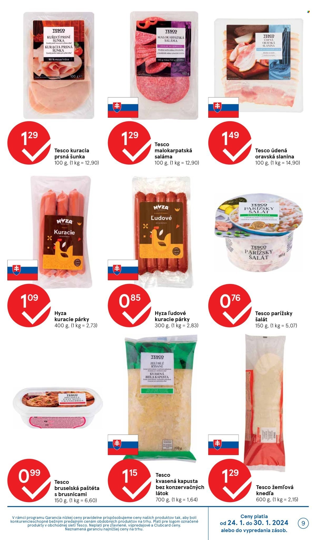 Leták TESCO - 24.1.2024 - 30.1.2024. Strana 9