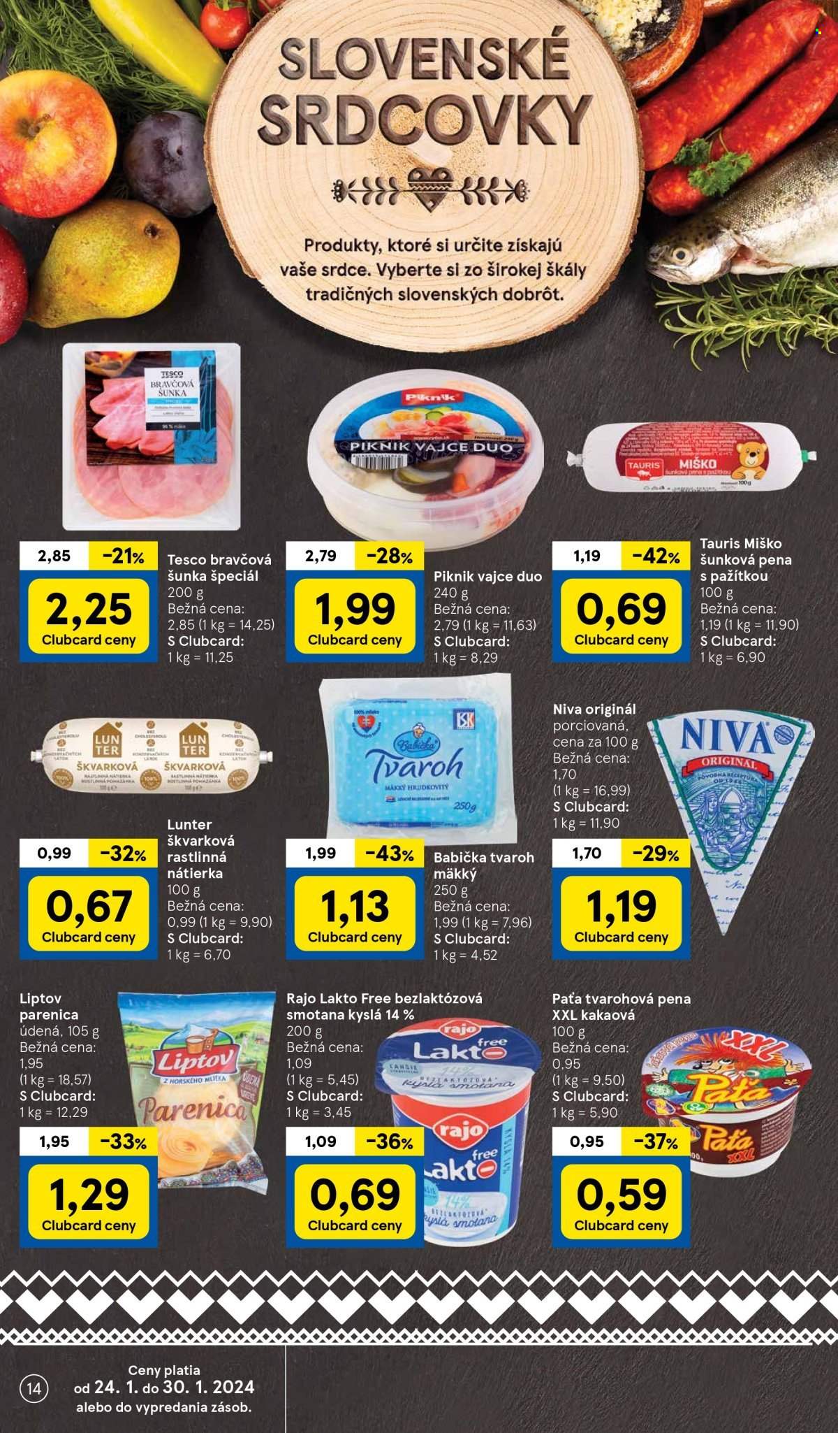 Leták TESCO - 24.1.2024 - 30.1.2024. Strana 14