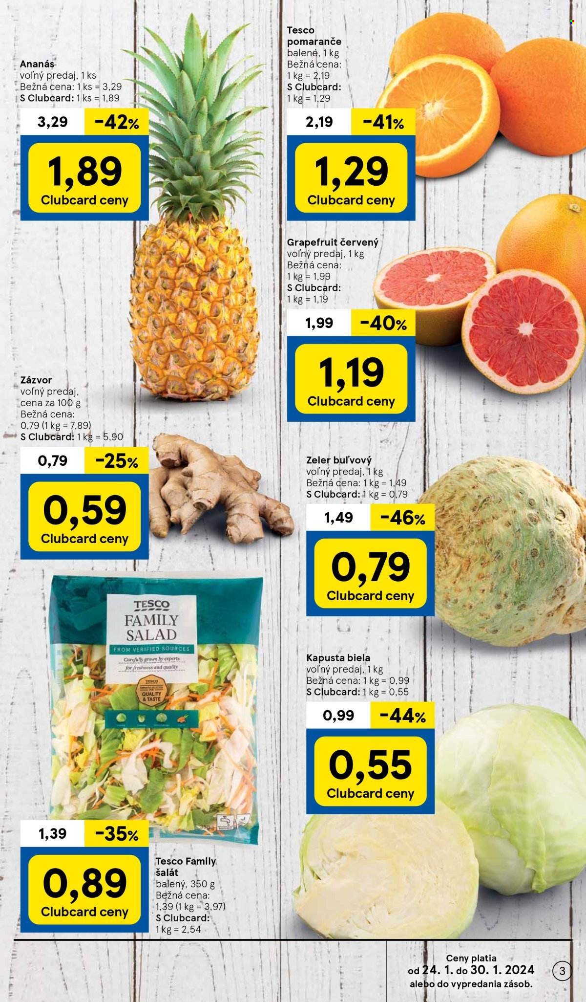Leták TESCO supermarket - 24.1.2024 - 30.1.2024. Strana 3