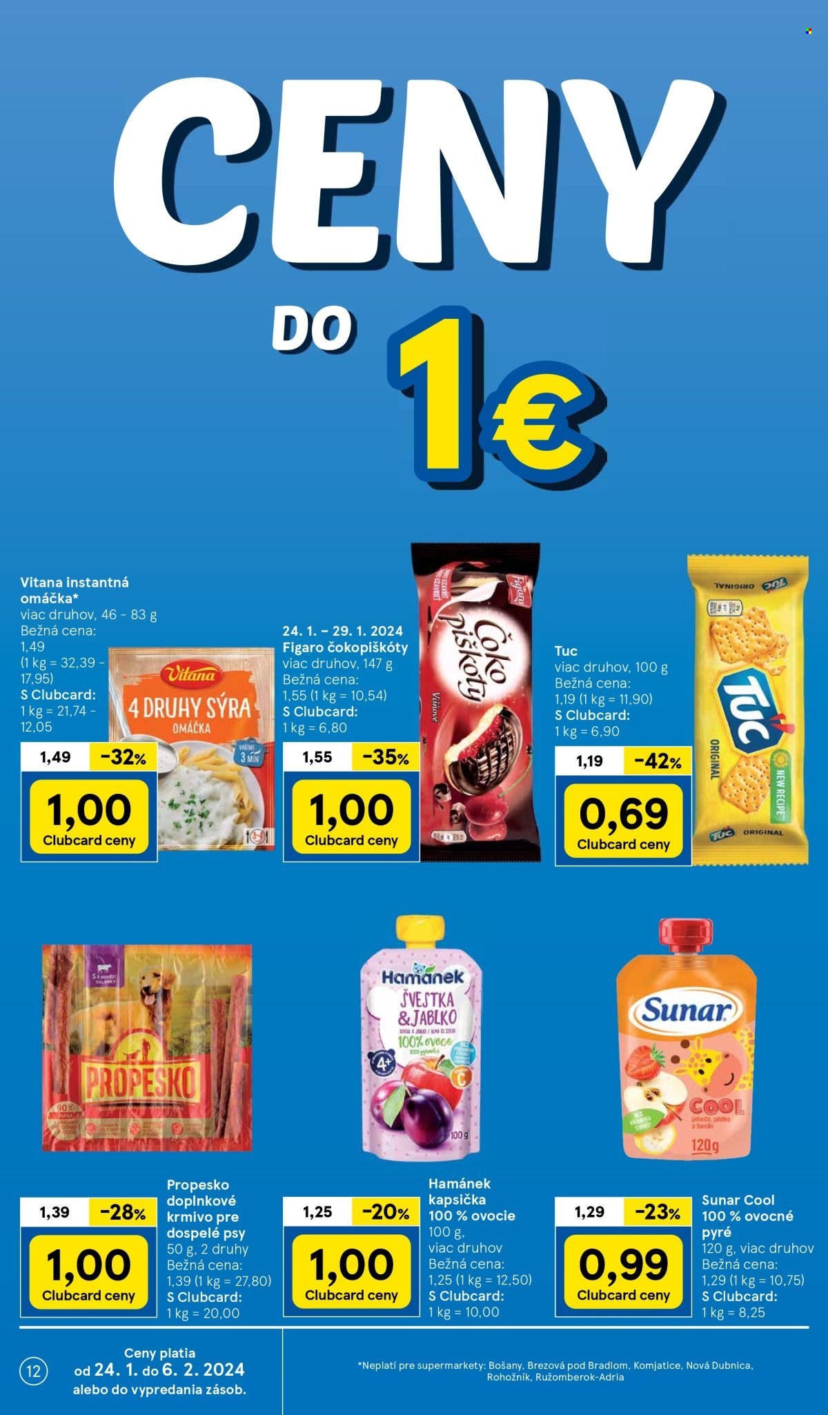 Leták TESCO supermarket - 24.1.2024 - 30.1.2024. Strana 12